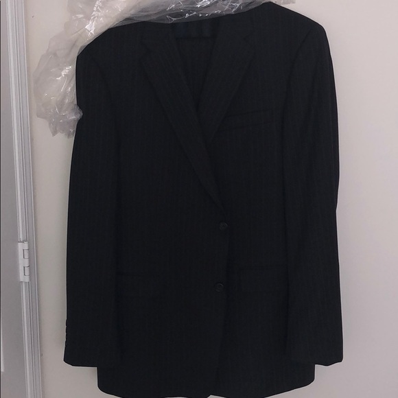 AUSTIN REED pinstripe navy suit - Picture 2 of 8